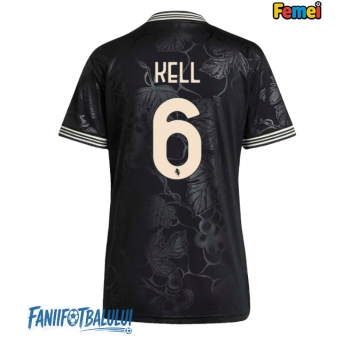 Juventus Lloyd Kelly #6 Tricou Fotbal Replică 2025-26 Femei Treilea